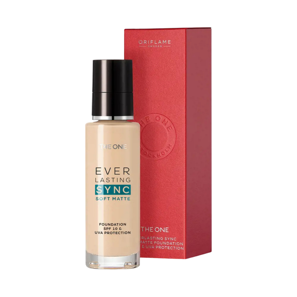 Oriflame THE ONE Everlasting Sync Soft Matte Fondöten Vanilla Neutral 30 ml