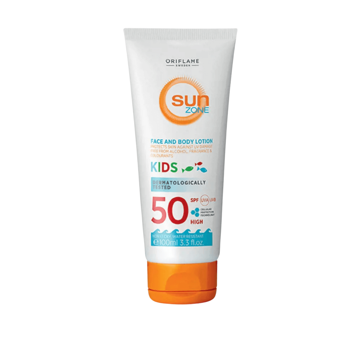 Oriflame Sun Zone Çocuklar İçin SPF 50 Yüksek Korumalı Yüz ve Vücut Güneş Losyonu 100 ml