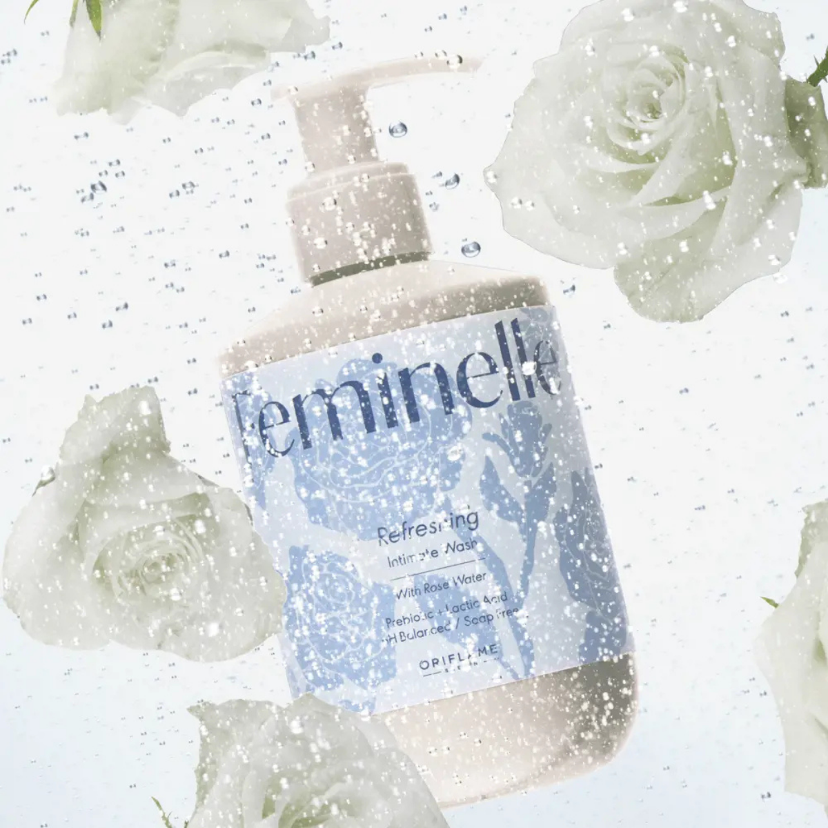 Oriflame Feminelle Dış Genital Bölgeler İçin Gül Suyu Özlü Temizleme Jeli 300 ml