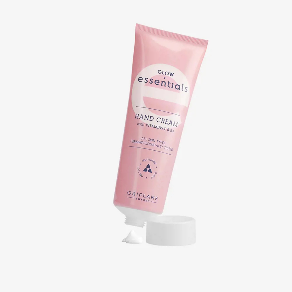 Oriflame Glow Essentials Cilt Bariyerini Koruyan E &amp; B3 Vitaminli El Kremi 75 ml 2 Adet
