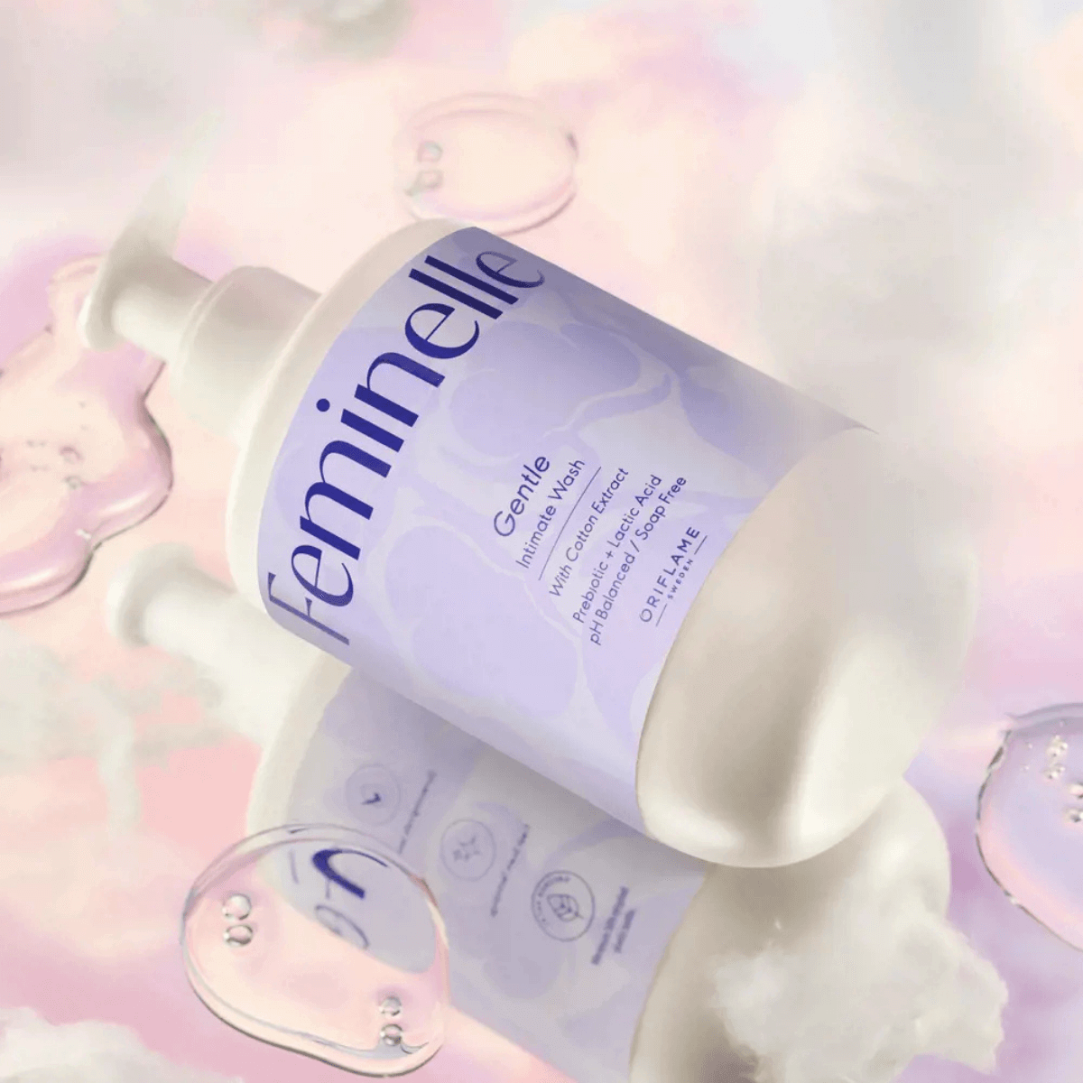 Oriflame Feminelle Dış Genital Bölgeler İçin Pamuk Özlü Temizleme Jeli 300 ml