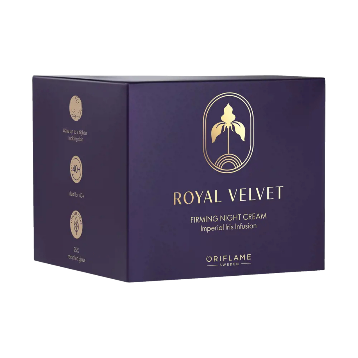 Oriflame Royal Velvet 3 Kat Fazla Nemlendirme Özellikli Hyaluronik Asit İçeren Sıkılaştırıcı Gece Kremi 50 ml
