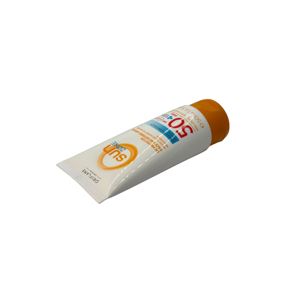 Oriflame Sun Zone Yüz ve Güneşe Aşırı Maruz Kalan Bölgeler İçin Yüksek Korumalı Güneş Kremi SPF 50 50 ml