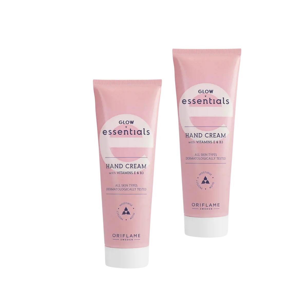 Oriflame Glow Essentials Cilt Bariyerini Koruyan E &amp; B3 Vitaminli El Kremi 75 ml 2 Adet