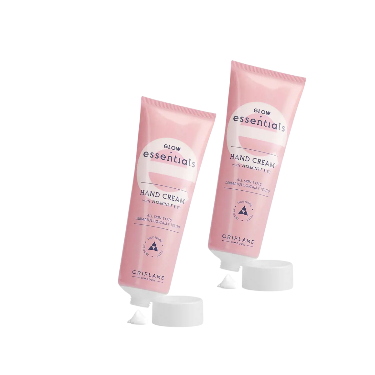 Oriflame Glow Essentials Cilt Bariyerini Koruyan E &amp; B3 Vitaminli El Kremi 75 ml 2 Adet