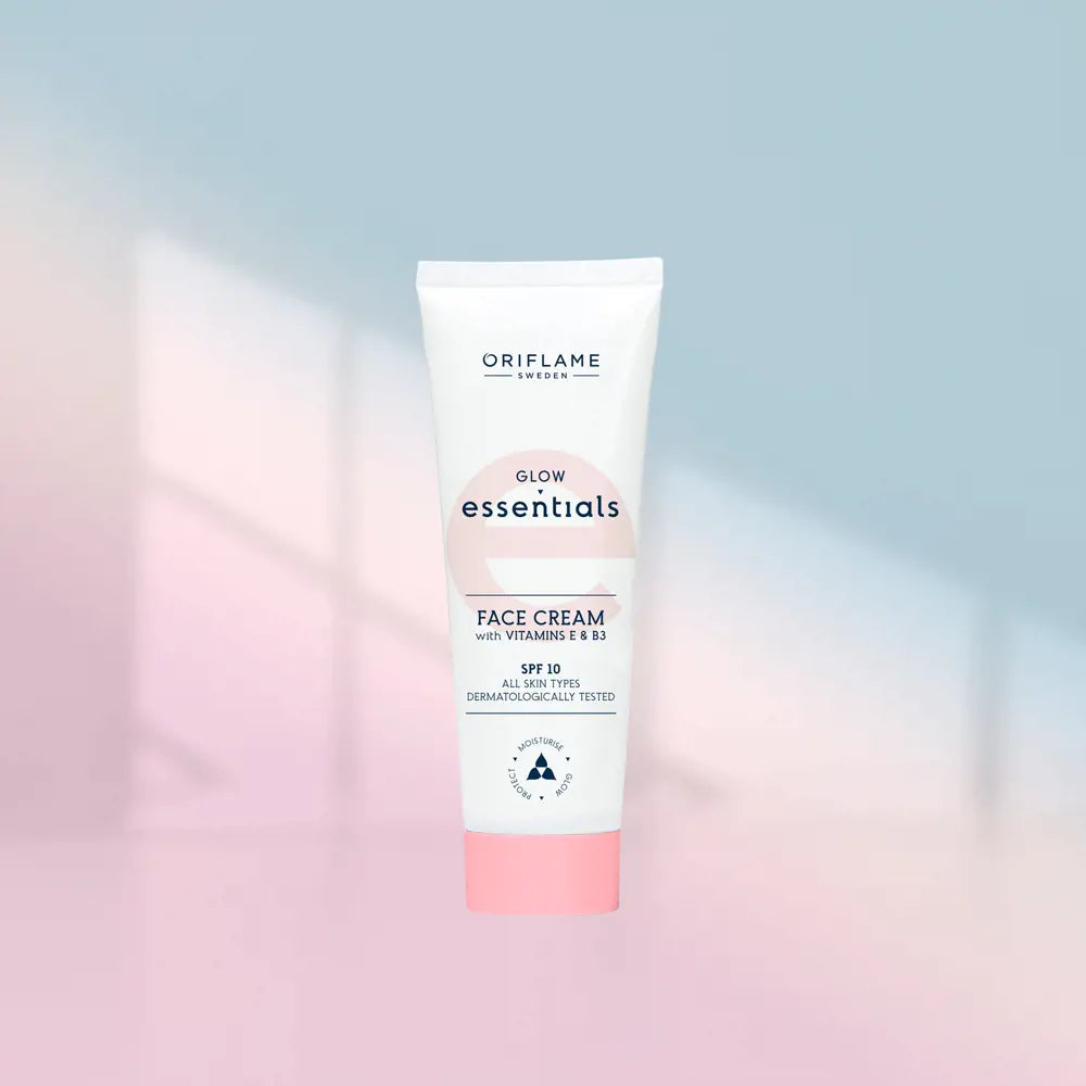 Oriflame Glow Essentials E &amp; B3 Vitaminli SPF 10 Yüz Kremi 50 ml